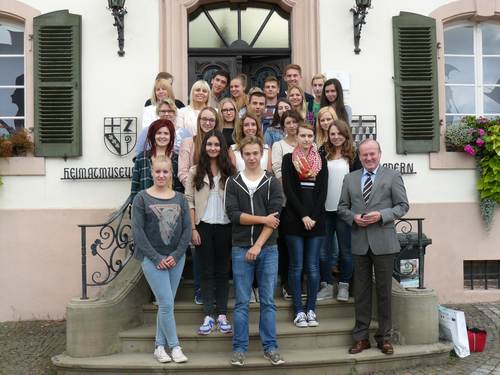 Die polnischen Schüler besuchten das Stadtmuseum Wadern.