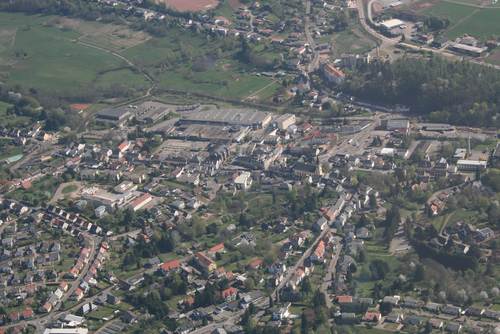 Die Innenstadt von Wadern