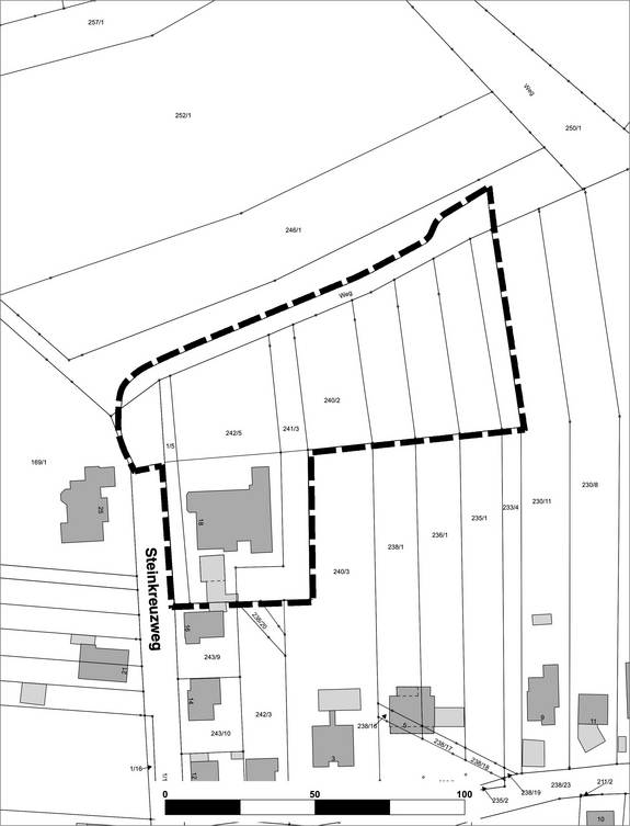 Geltungsbereich des Vorhabenbezogenen Bebauungsplanes mit Vorhaben- und Erschließungsplan und der Teiländerung des Flächennutzungsplanes „Waldhafen - Hotel und Spa“ in der Stadt Wadern, Stadtteil Lockweiler Quelle und Stand Katastergrundlage: LVGL, 26.11.2025; Bearbeitung: Kernplan GmbH Waldhafen_Lageplan